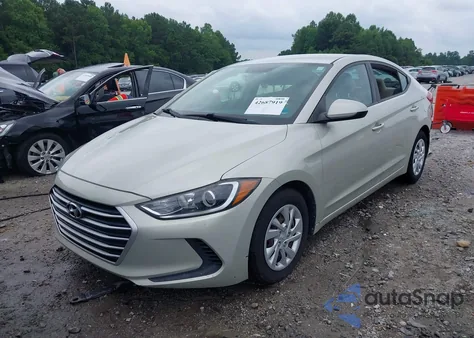 2017 Hyundai Elantra Se из США, поврежденный, VIN 5NPD74LF1HH162044